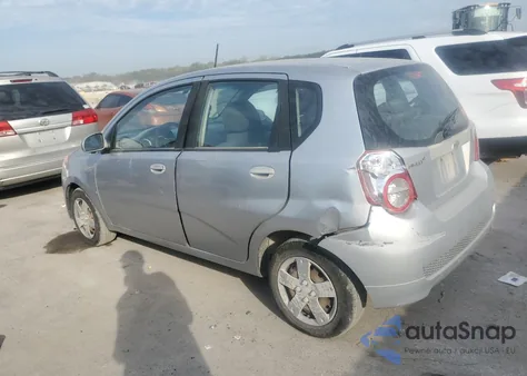 2009 Chevrolet Aveo Ls из США, поврежденный, VIN KL1TD66E39B658850
